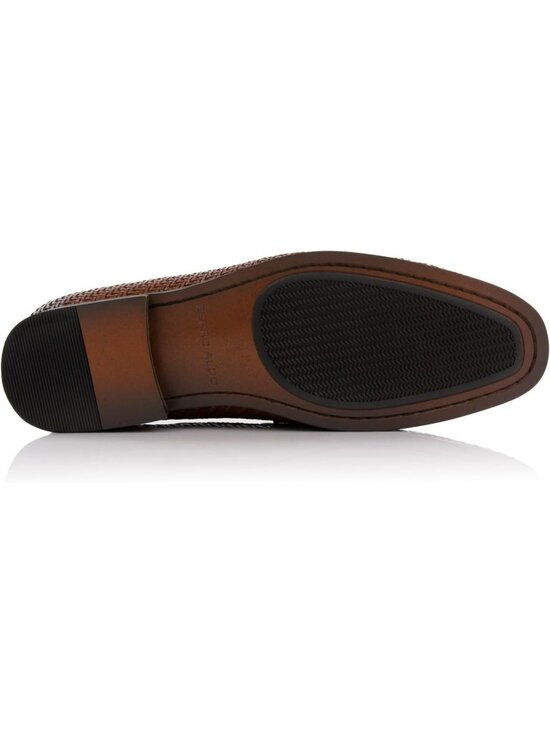 Men\'s Woven Brown Synthetic Classic Penny Loafers & Slip-On Dress Shoes main image 4